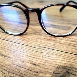 American Eagle Tortoise round Blue light Glasses